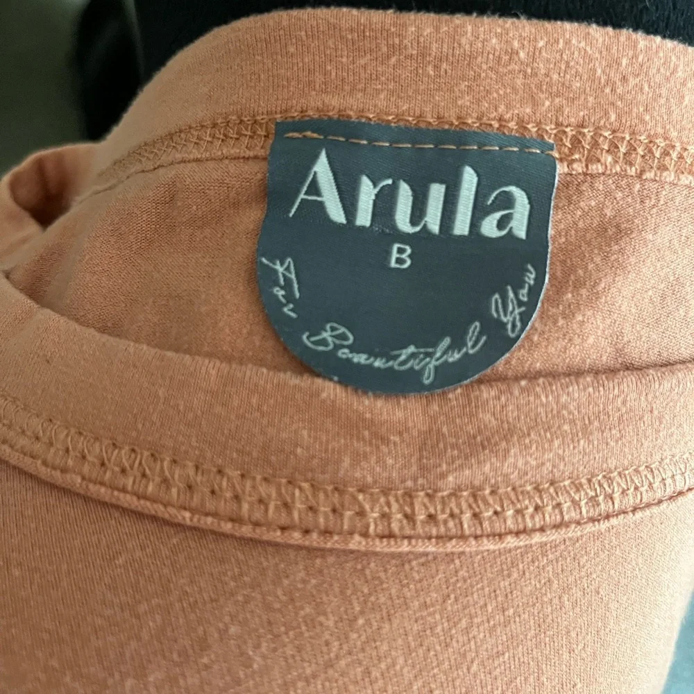 ARULA Orange Ruffle Hem Babydoll Top Size B (18/20)